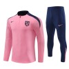 Atlético Madrid Sweatshirt Za Trening Četvrt Zip 2024-25 Ružičasta Atlético Madrid Sweatshirt Za Trening Četvrt Zip 2024-25 Ružičasta